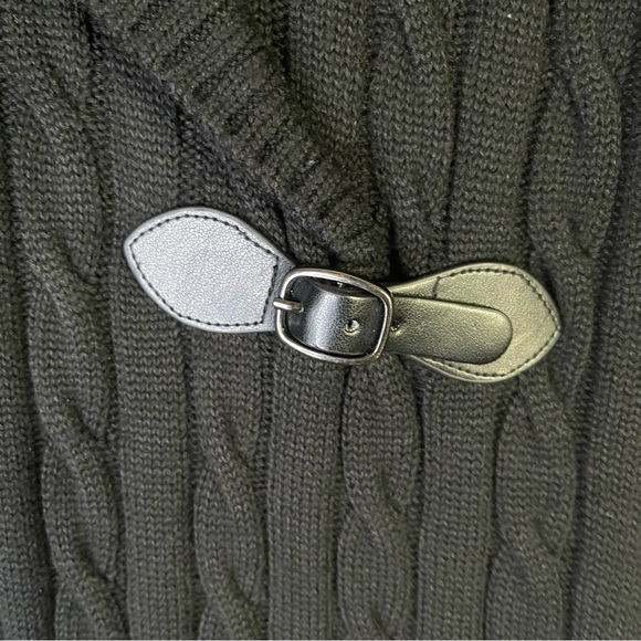 Calvin Klein Black Cable Knit Dress‎ Size Medium - Picture 3 of 5